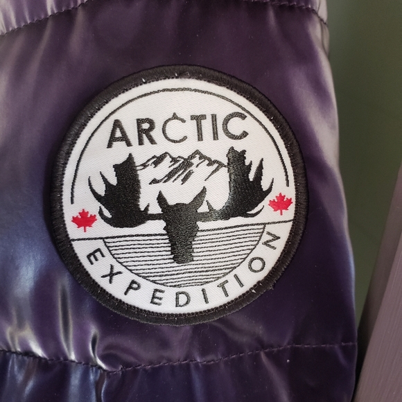 Arctic Expedition Puffer Coat, M/M, Irredescent purple, never used - Picture 12 of 15